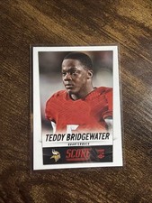 2014 SCORE TEDDY BRIDGEWATER ROOKIE CARD VIKINGS . rookie card picture