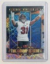 2021 Optic Antoine Winfield Jr. The Champ Is Here Lazer Prizm SP Buccaneers SBLV