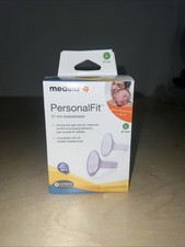 Medela PersonalFit Breast Shields, 27mm, Clear, 87274, Set of 2 LARGE L New
