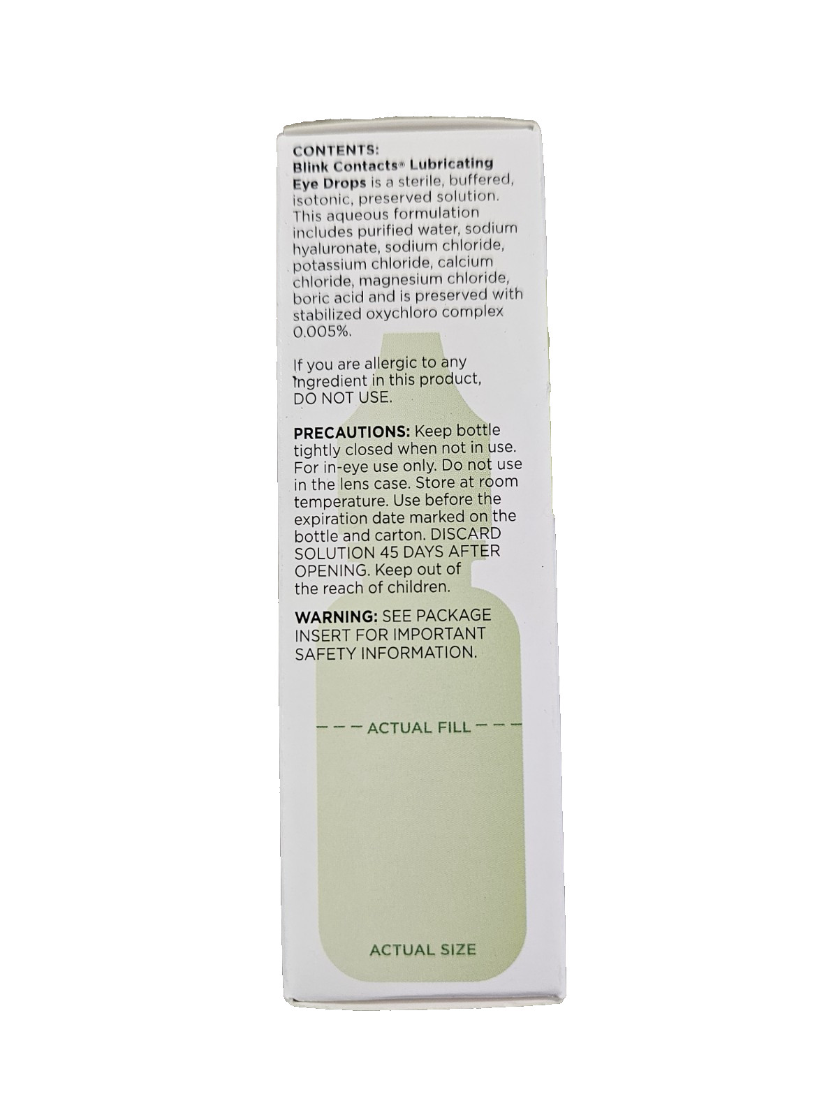 blink Contacts Lubricating Eye Drops for Soft & RGP Lenses 10 mL ^^