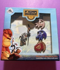Pin Box Set Lion King Simba Rafiki 25th Anniversary Disney Limited Edition 3000