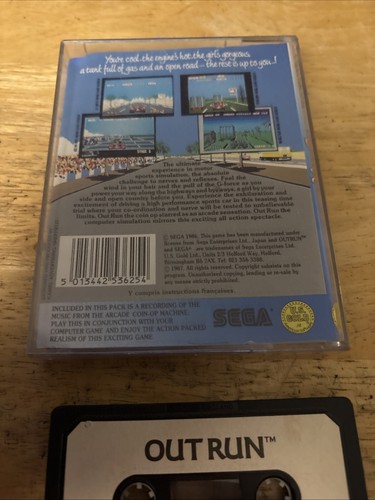 OutRun C64 - US Gold Sega - Commodore 64 CBM64 - Picture 3 of 4