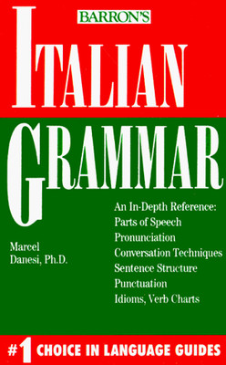 ITALIAN GRAMMAR (GRAMMAR SERIES) By Marcel Danesi *Excellent Condition*