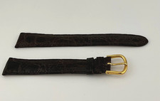 Crocodile Watch Strap 16mm L. DeBeer France Brown. New.  95 