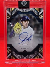2025 Topps Transcendent Roki Sasaki RC Blue Foil Auto 7/10 #TAC-RSA
