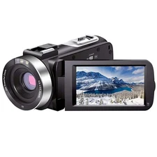 Video Camera Camcorder Full HD 1080P 30FPS 24.0 MP IR Night Vision Vlogging C...