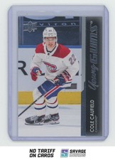 2021-22 Upper Deck Young Guns Cole Caufield #201 Montreal Canadiens