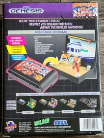 Sega Genesis Console Heroes Street Fighter Ken Stage DIORAMA 2025 NIB
