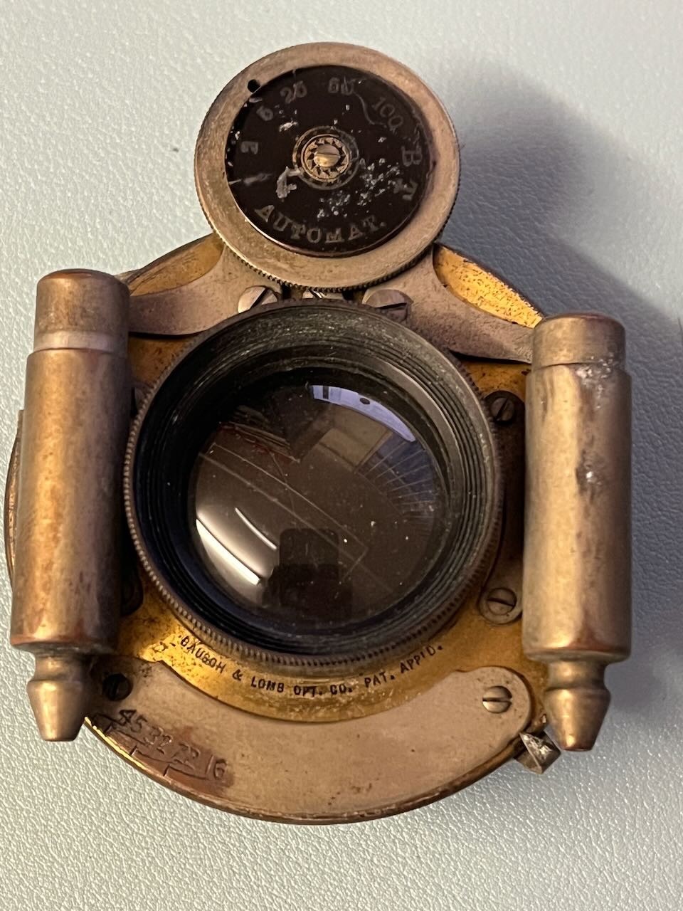 JH Dallmeyer  No. 1 aa Rectilinear lens Bausch & Lomb Opt Co