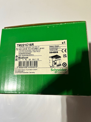 Schneider Electric Modicon M221 TM221C16R SPS-Steuerung Controller 16IO Relay