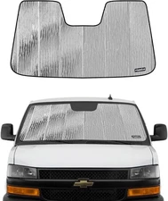 Windshield Sun Shade for 1996-2024, Front Window for chevy express/gmc savana