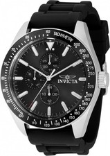 Invicta Aviator Quartz Black Dial Mens Watch ...