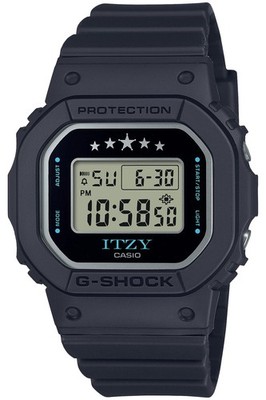 CASIO G-SHOCK GMD-S5610IT-1JR ITZY Collaboration Black Damenuhr Resin Band