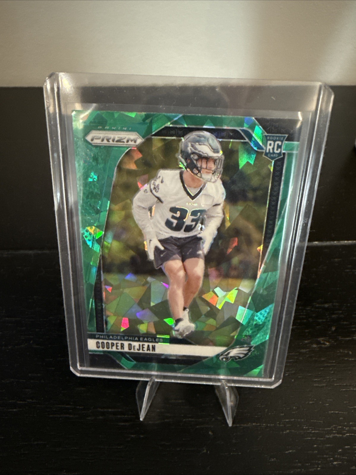 2024 Panini Prizm - Rookies Cooper DeJean #321 Green Ice Prizm (RC)
