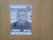 PHUMUDZO MANENZHE OFFICIAL AUTOGRAPHED ORLANDO PIRATES FOOTBALL TRADING CARD