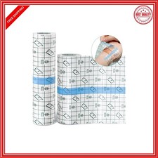 2 Rolls Transparent Stretch Adhesive Bandage Waterproof Tattoo Bandage round Tra