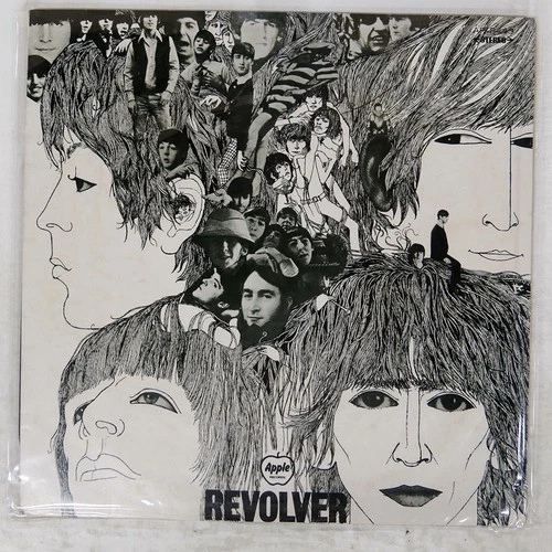BEATLES REVOLVER APPLE AP8443 Japan FLIPBACK COVER VINYL LP