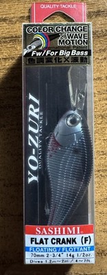 Yo-Zuri Cyrstal Minnow Sashimi Flat Crank  bass fishing lures 2 3/4 Ounce 2 3/4 