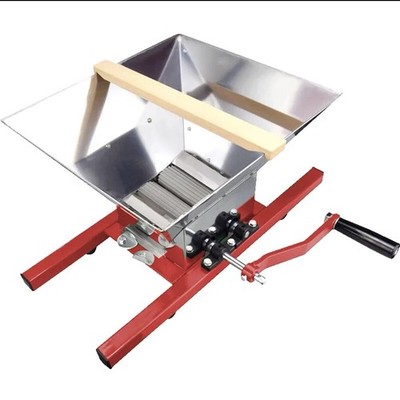 Obstmühle, Apfelmühle, Apfelweinherstellung, 7 l, Edelstahl, Traubenpresse