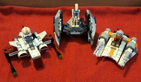 3 LEGO STAR WARS MICROFIGHTERS ☆ Series 2 75072 75073 75074 ☆ New-Like☆READ DESC