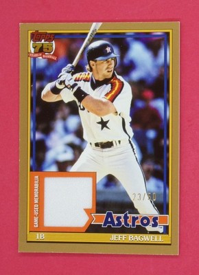 2026 Topps Jeff Bagwell 23/50 '91 Topps Relics Gold #91RJB Houston