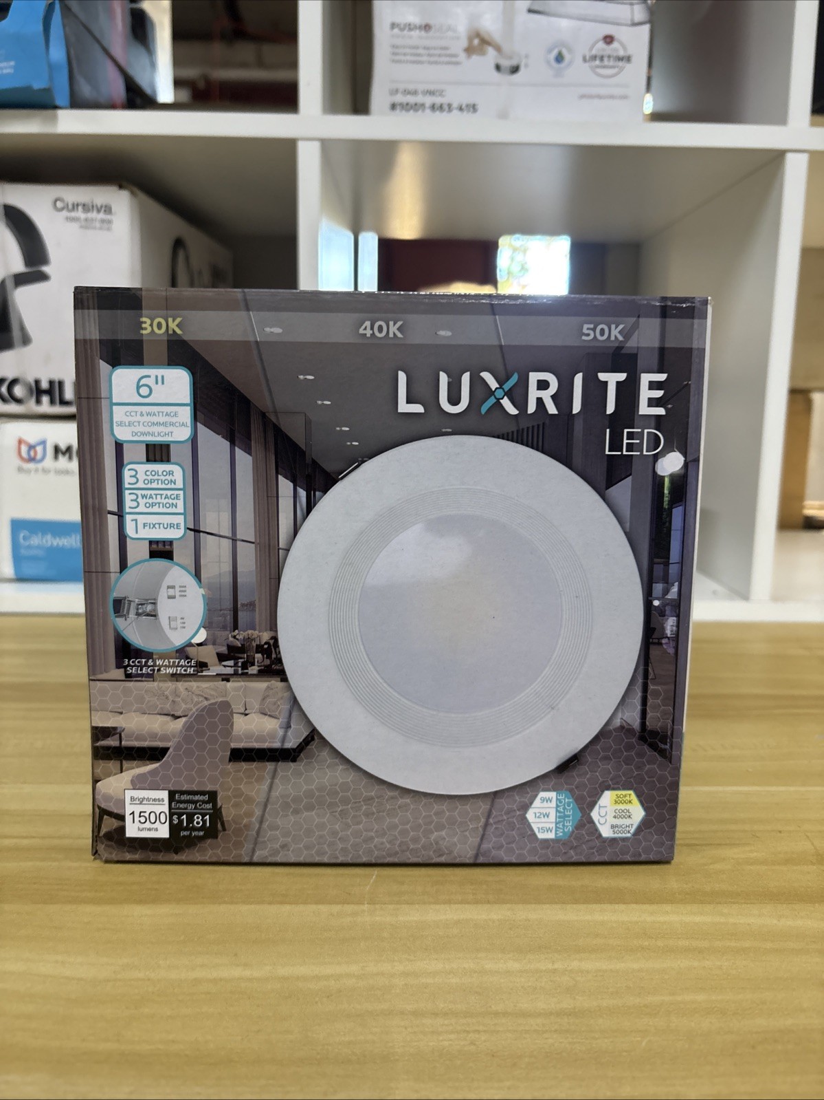 LED, 5-6", COMMERCIAL DOWNLIGHT, WATTAGE SELECTABLE, 3CCT, DIMMABLE