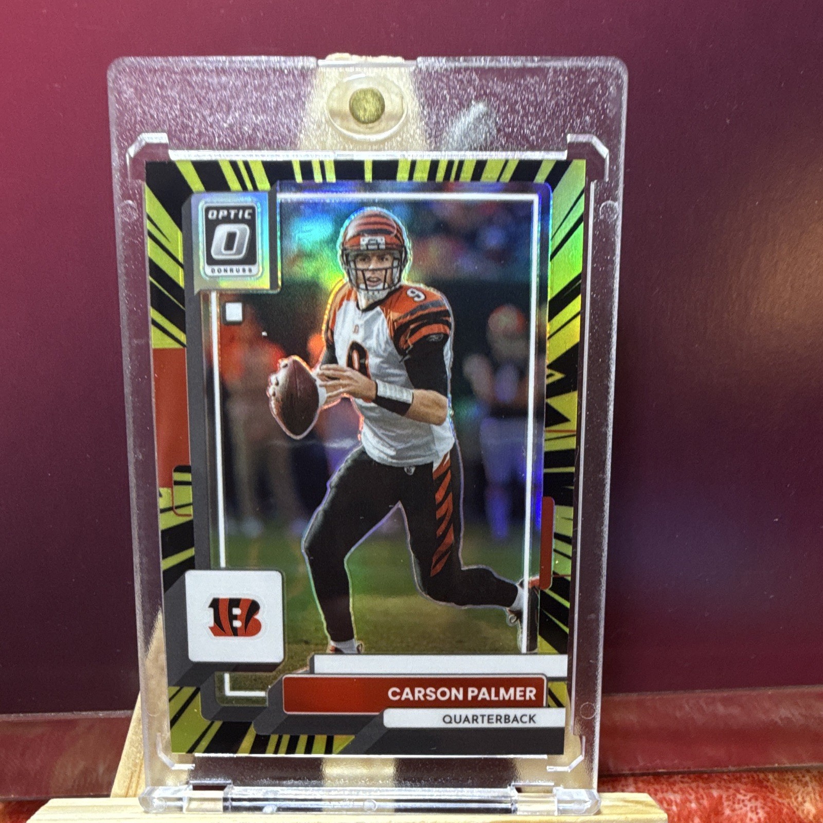Panini 2022 Donruss Optic Carson Palmer #44 Electricity Prizm /65 Bengals