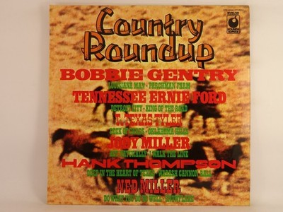 BOBBIE GENTRY AND TENNESSEE ERNIE FORD COUNTRY ROUNDUP (422) 12 Track LP includi