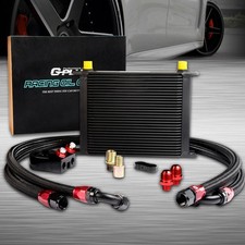 30 Row An10 Universal Remote Stacked Plate Transmission Oil Cooler Adapter Kit