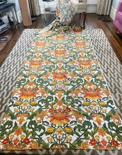 9m Vintage 1970s Arts & Crafts Floral Fabric - Antigua - L 900 cm / W 118 cm