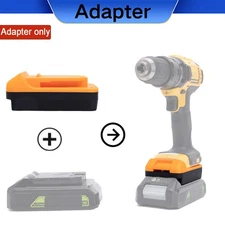 Adapter For Greenworks 24V Li-ion Battery Convert to for Dewalt 18V 20V Tool