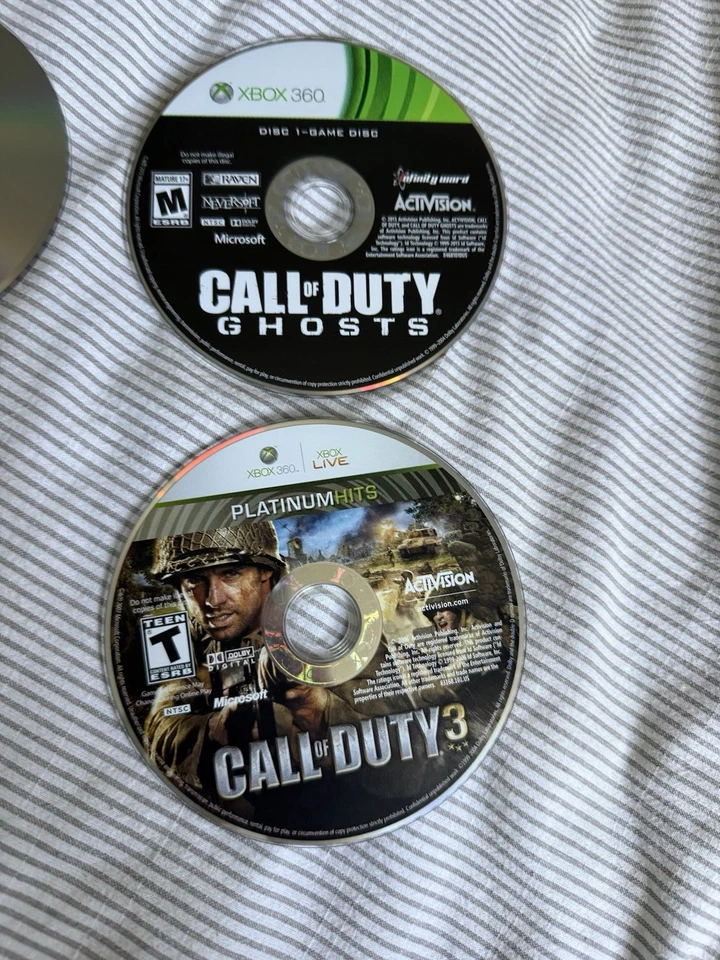 Lot of 13 Xbox 360 & Xbox One Games - Call of Duty, GTA V, Halo - DISCS ONLY - Image 3 of 3