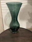 Vintage Blenko 5619 Charcoal Footed Vase – 1956 Wayne Husted MCM Art Glass