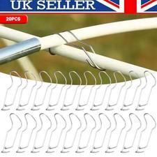 Plant Trellis Connector Clips 20X for Vegetable Cages Wire Support UK