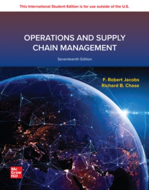 Operations and Supply Chain Management ISE by F. Robert Jacobs (Paperback Book)