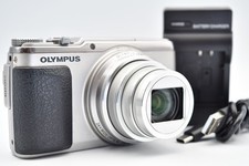     Excellent 5 OLYMPUS STYLUS SH-50 16MP 24x Zoom Digital Camera Silver Japan