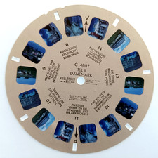VIEW-MASTER 3D REEL  D&Auml;NEMARK  Text deutsch, BORNHOLM, Denmark, Stereo C4802