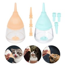2 Pcs Pet Nursing Bottle Puppy Milk Feeder Bottles for Puppies Pets