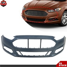 For Ford Fusion 2013 2014-2016 Primered Front Bumper Cover Wo Park Sensor Hole
