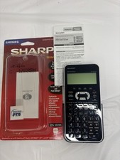 Sharp EL-W516XB-SL Scientific Calculator 4-LINE 556 Functions New battery