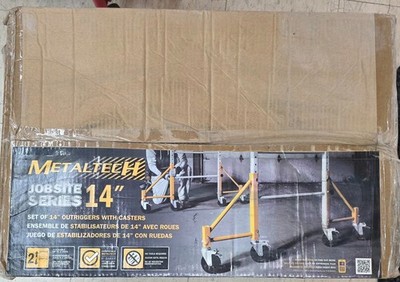 Metal Tech I-CISO4 Set of 14'' Outriggers w/ Casters