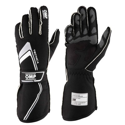 Handschuhe OMP TECNICA Schwarz XL FIA 8856-2018 [1 Stück]