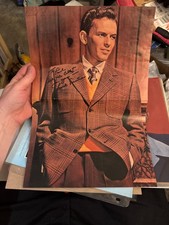 FRANK SINATRA Autograph Poster signed - Paul Hill Collection - see last photo