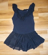 Girl's Danskin Freestyle dance leotard black size L 10/12
