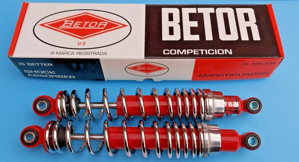 AMORTIGUADORES BETOR NUEVOS PARA BULTACO FOLLANG MK 6 MODELO 100 103 104 Foto 2 de 4