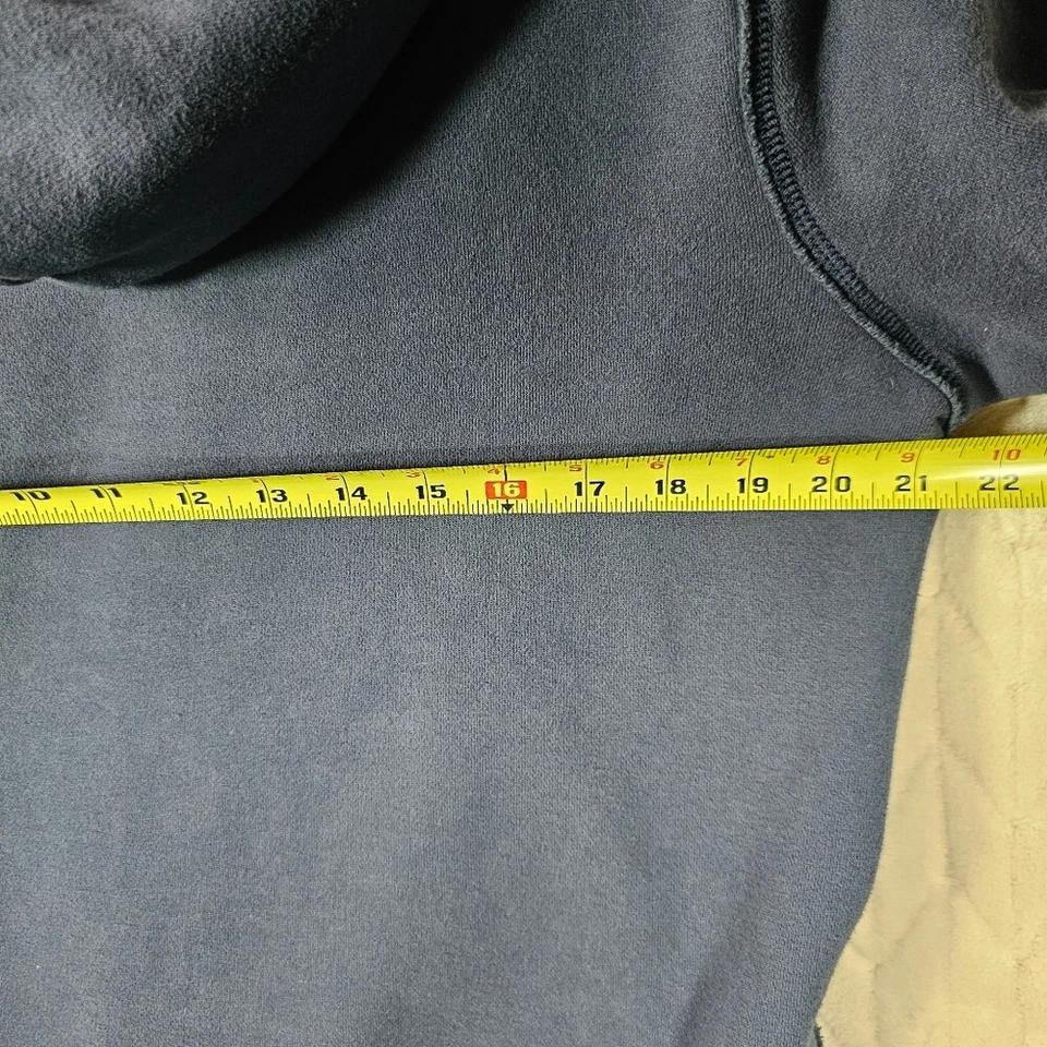 Sudadera con capucha bordada Hollister Y2K de colección para hombre logotipo M polar suéter preppy 3D Foto 3 de 4