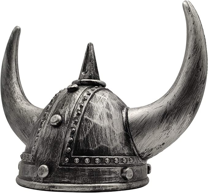 Horned Viking Helmet Medieval Warrior Battle Larp Armor Samurai Cosplay Costume
