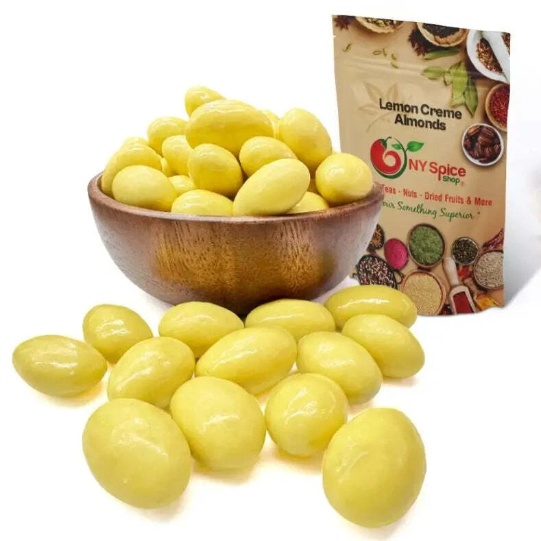 Lemon Creme Almonds - Chocolate Candy - by NY Spice - FREE SHIP - Image 3 of 4