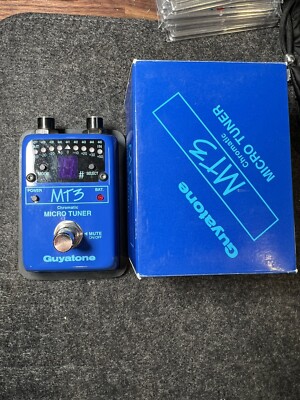 Guyatone MT3 Micro Chromatic Tuner Guitar Pedal Rare from Japan w