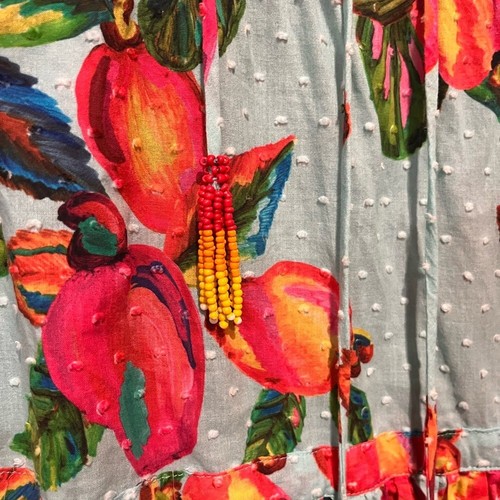 Farm Rio Mujer Mini Multicolor Anacardo Vestido Fluido Nuevo Sin Etiquetas Talla XS - Imagen 5 de 9